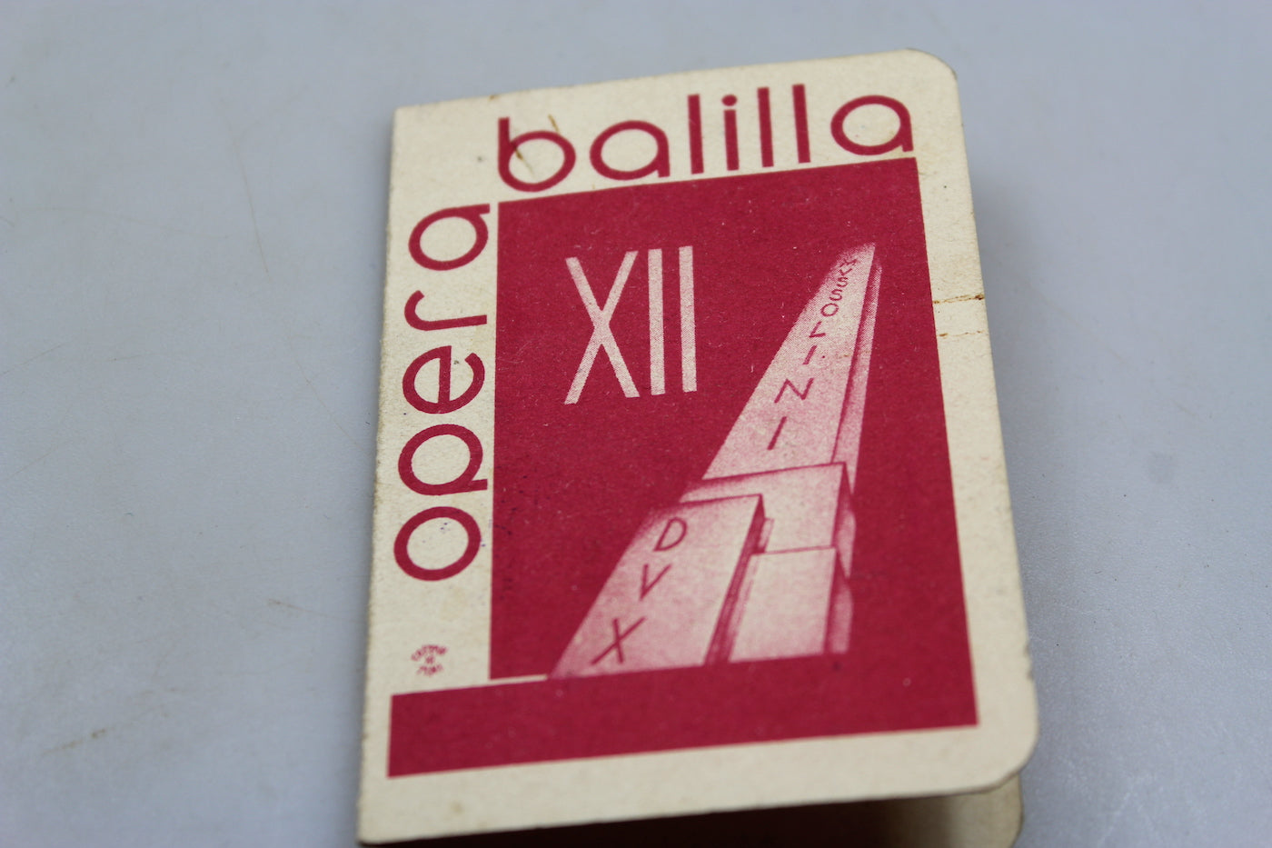 Tessera OB XII° E.F.
