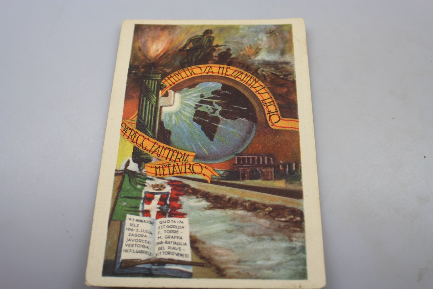 Cartolina postale 94° Reggimento Fanteria "Metauro"