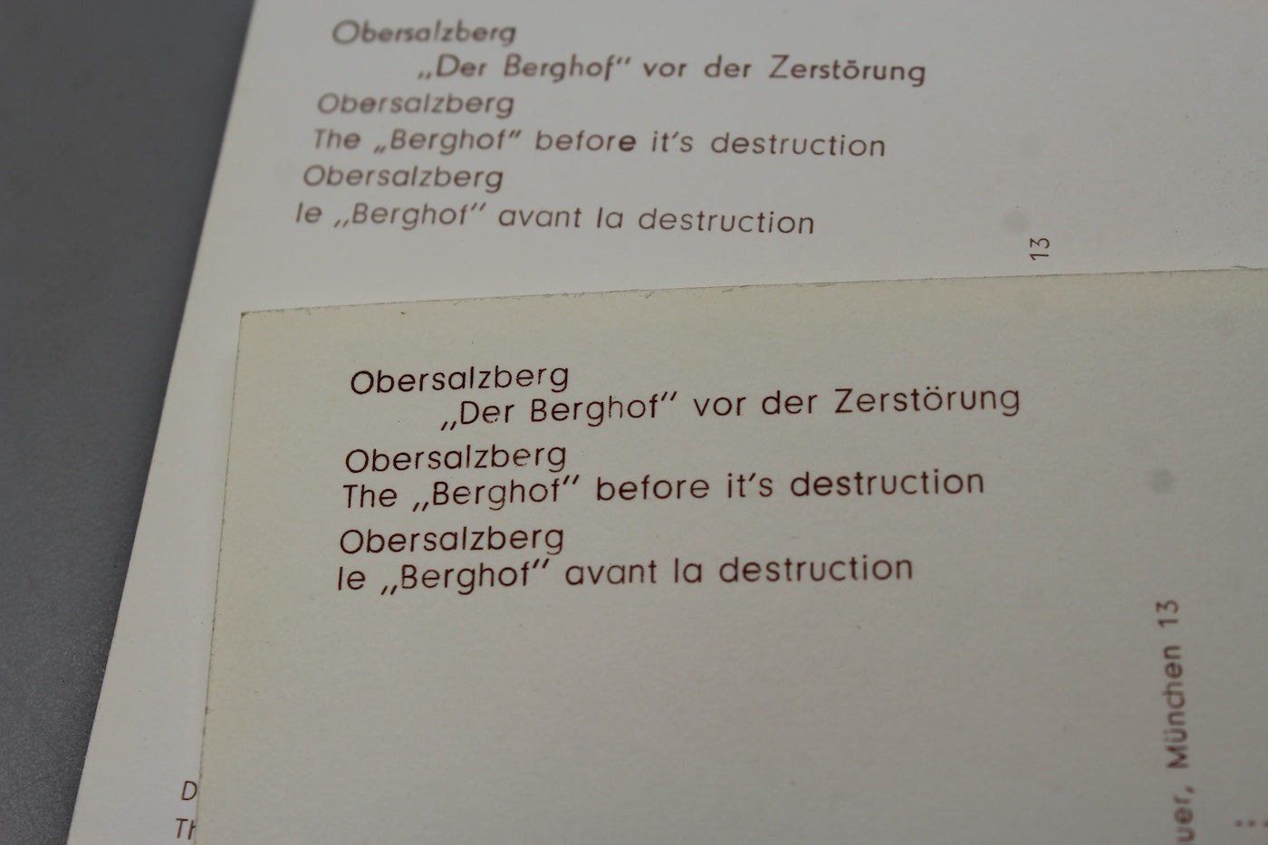 #11 cartoline postali + guida Berghof anni 60'