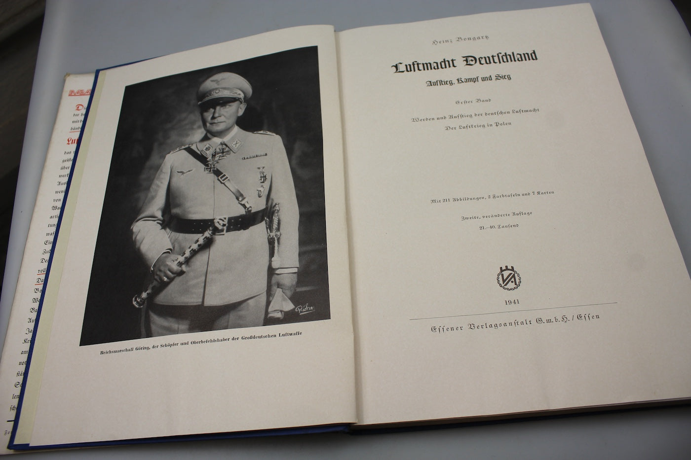 "Luftmacht Deutschland" - Heinz Bongartz -1941