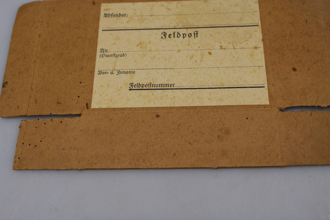 Coppia pacchetti Feldpost WW 2