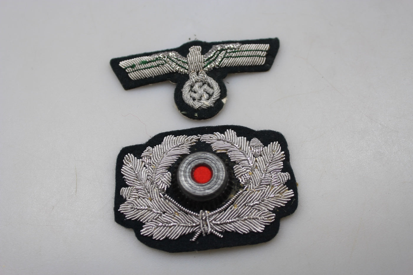 Set fregi Schirmmutze Ufficiale Heer WW2