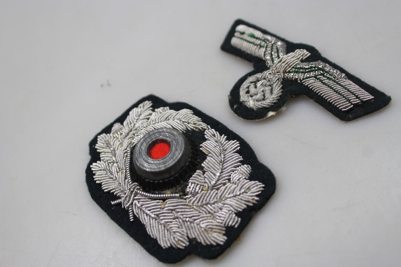 Set fregi Schirmmutze Ufficiale Heer WW2, foto 2
