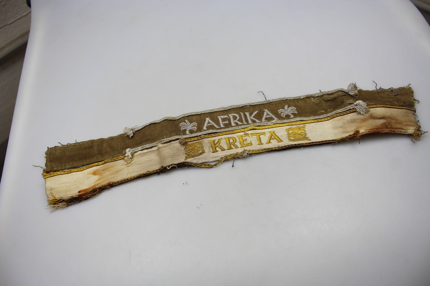 Coppia fascette da polso Kreta e Afrika WH WW2