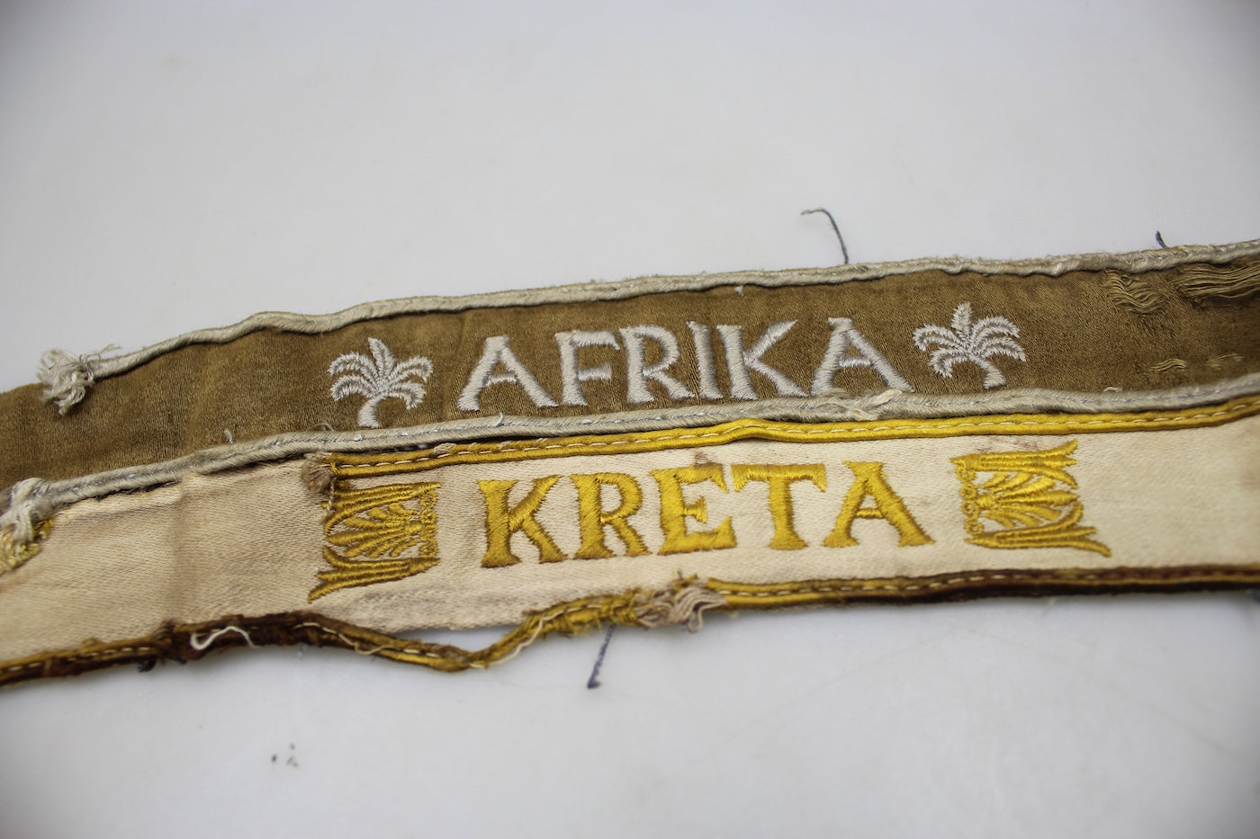 Coppia fascette da polso Kreta e Afrika WH WW2