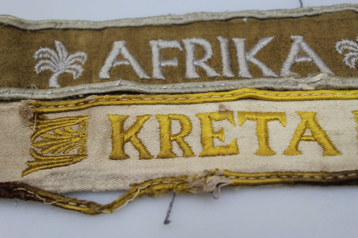 Coppia fascette da polso Kreta e Afrika WH WW2