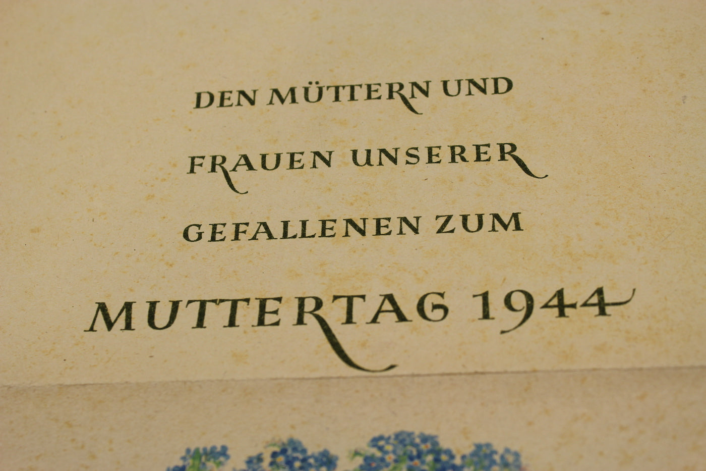 Pensiero alle madri e mogli dei Caduti del 1944