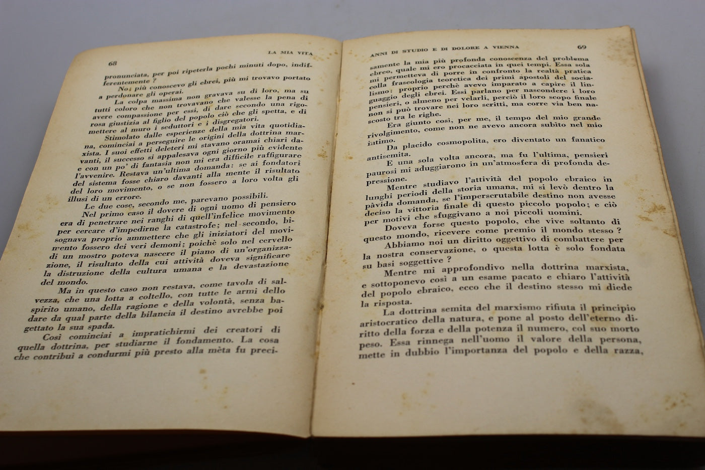 "La mia Vita" - A.Hitler - 1940 ( Lingua Italiana )