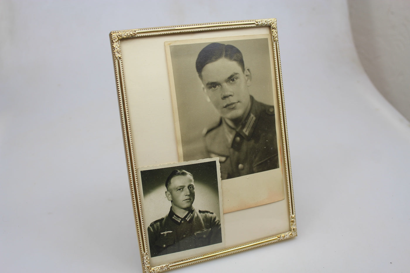 Foto studio Heer in cornice da tavola WW2