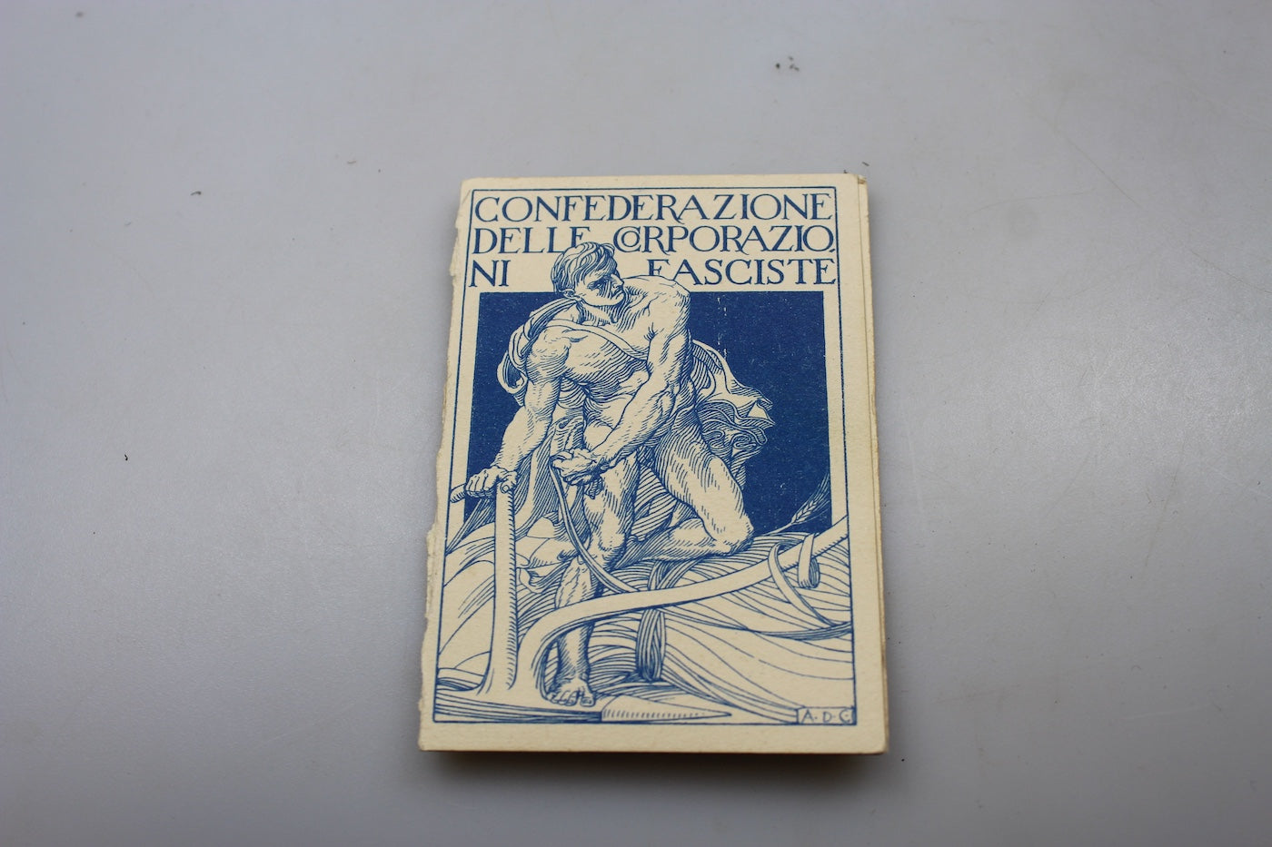 Tessera Confederazione delle Corporazioni Fasciste - 1926