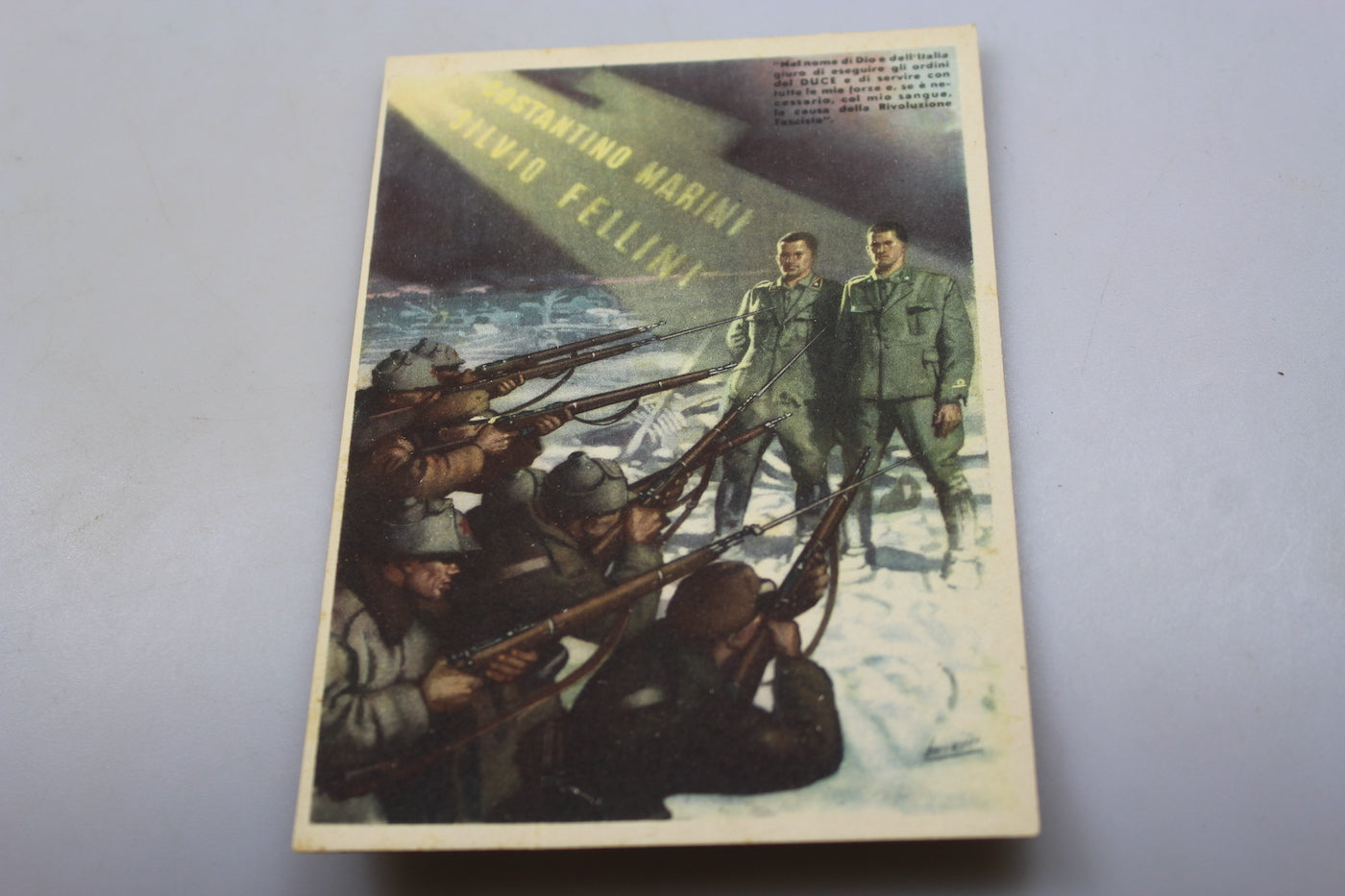 Cartolina postale propaganda anti bolscevica