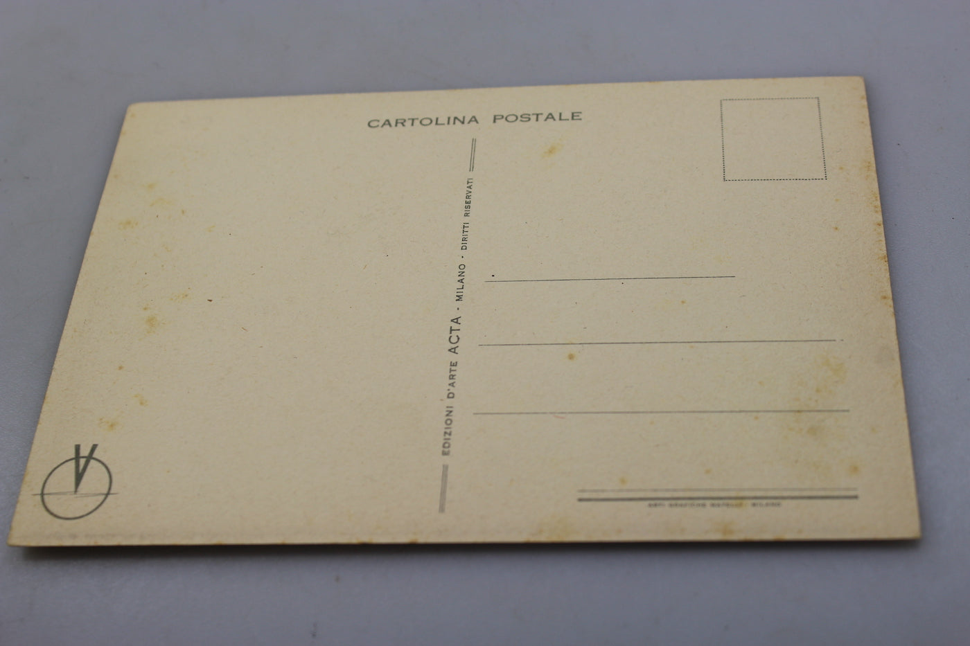Cartolina postale propaganda anti bolscevica