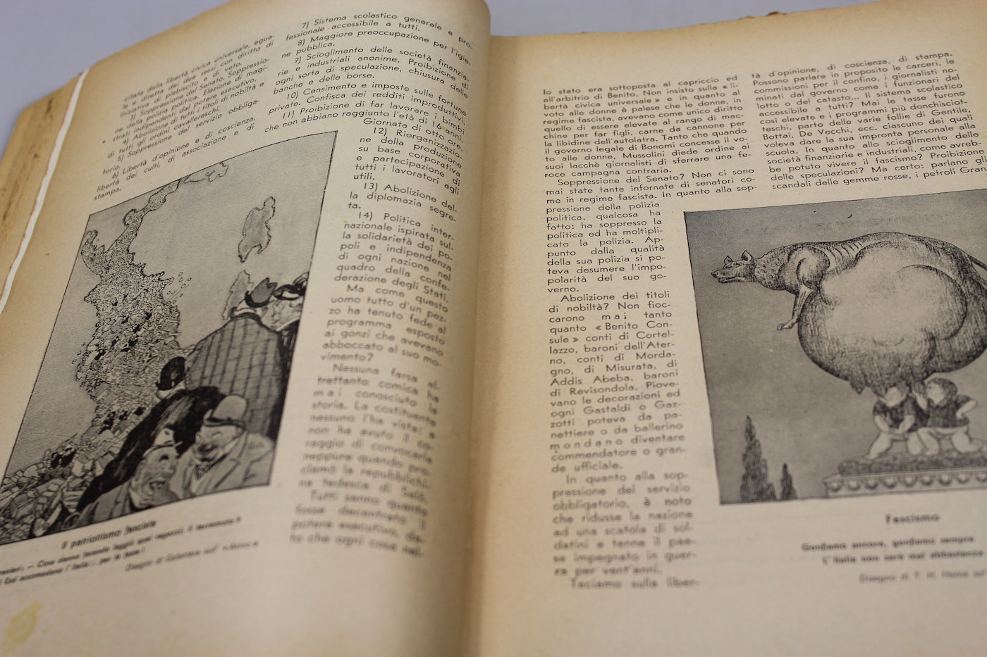 "Il Cesare di cartapesta" Luglio 1945