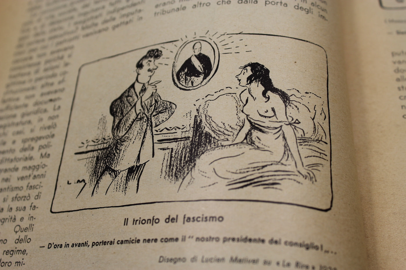 "Il Cesare di cartapesta" Luglio 1945