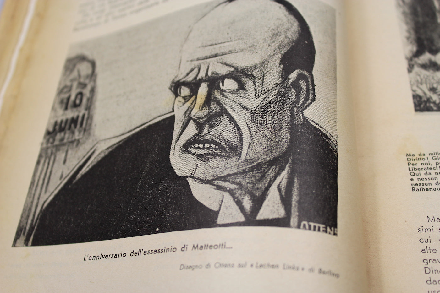 "Il Cesare di cartapesta" Luglio 1945