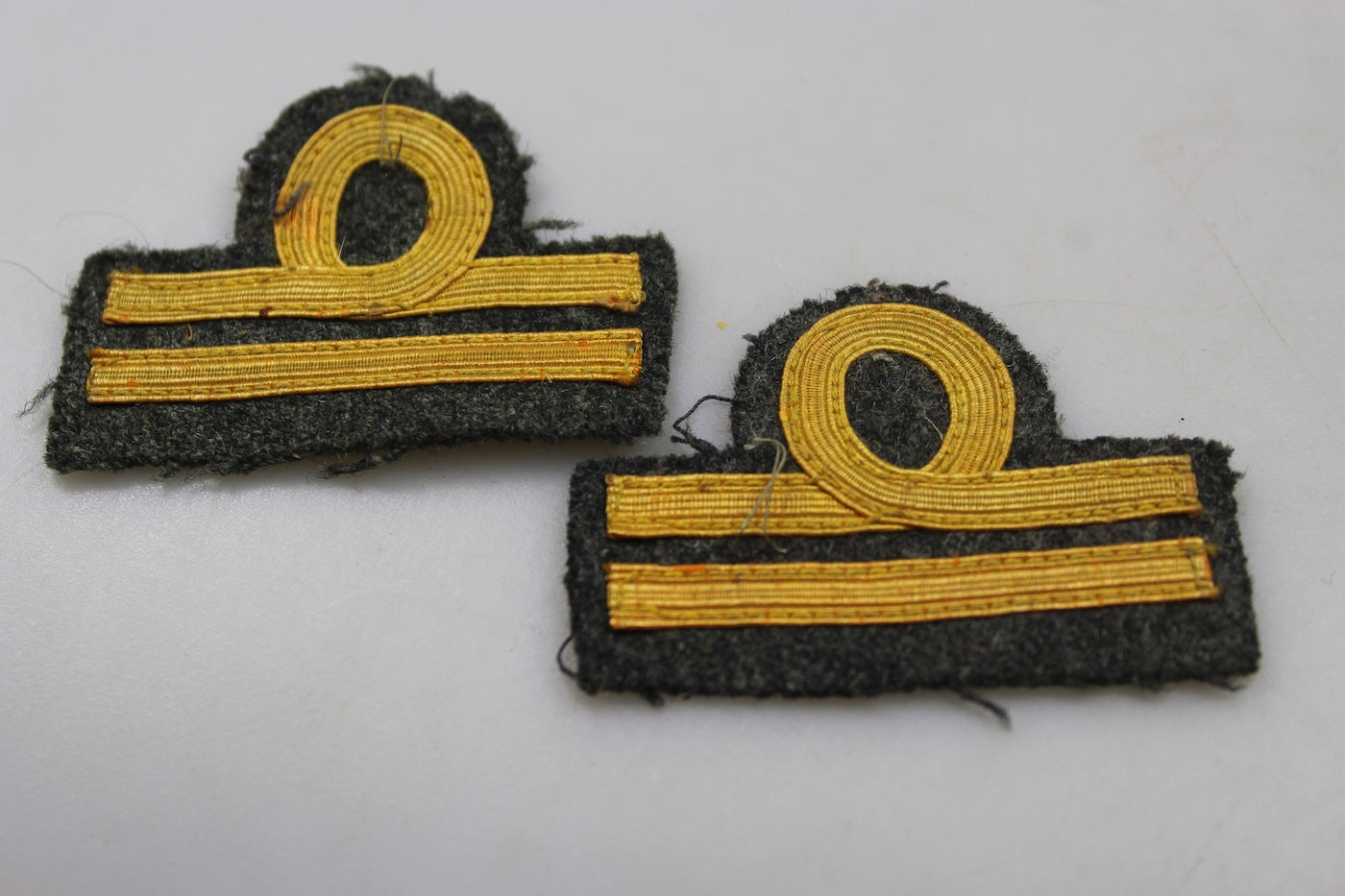 Coppia di gradi M.40 Ufficiale REI WW 2