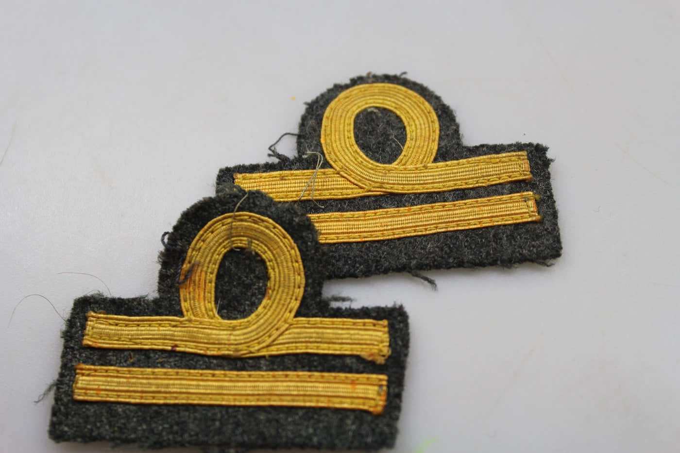 Coppia di gradi M.40 Ufficiale REI WW 2