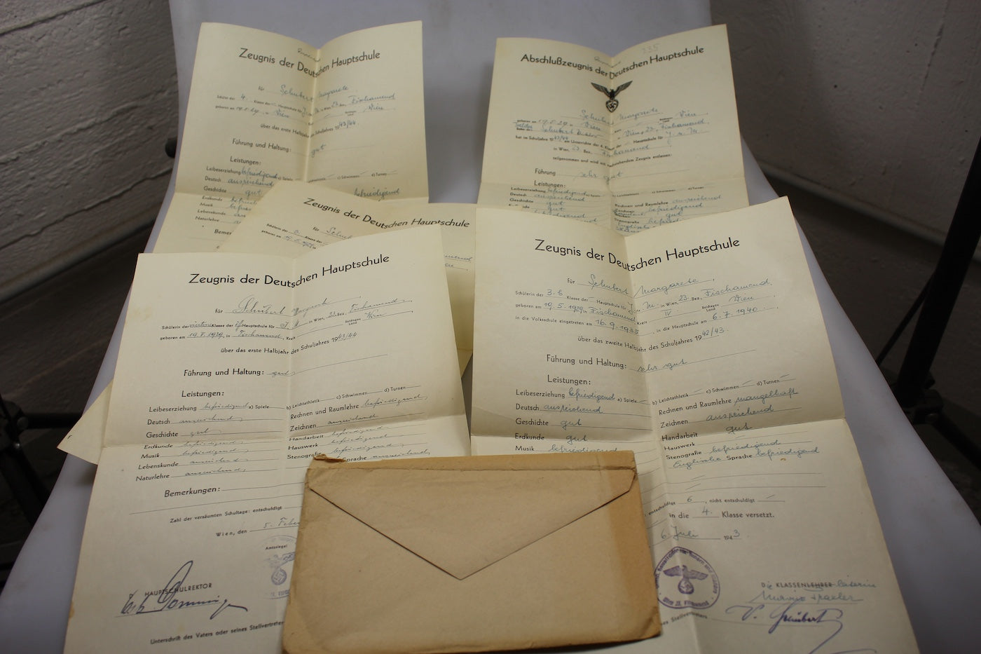 #5 pagelle scolastiche 3° Reich 1943/44