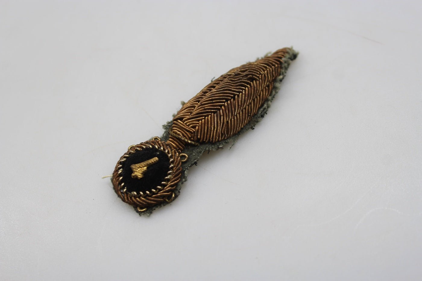 Fregio berretto M.34 Ufficiale Dragoni REI WW2