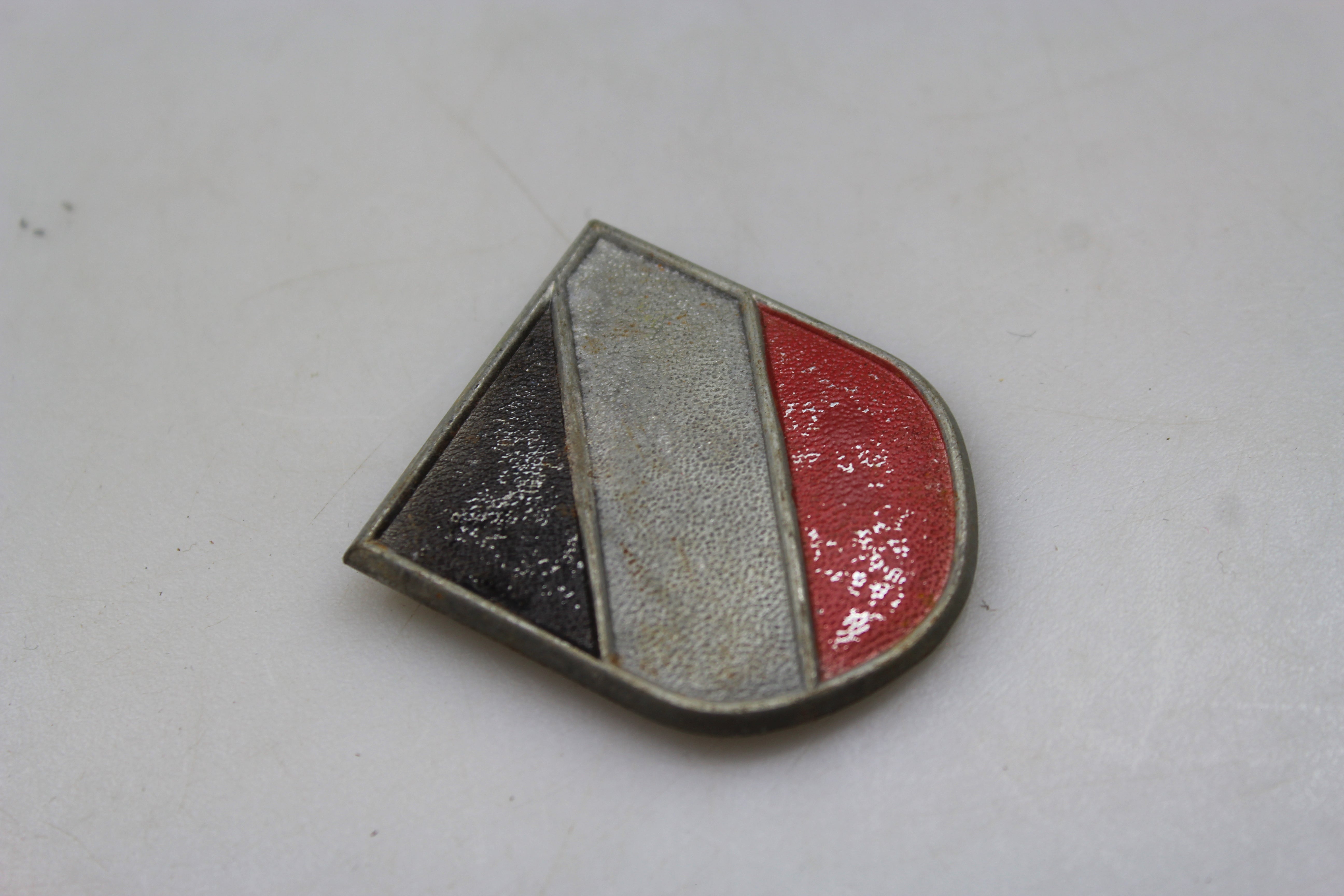 Scudetto tricolore casco coloniale WH WW2, foto 6