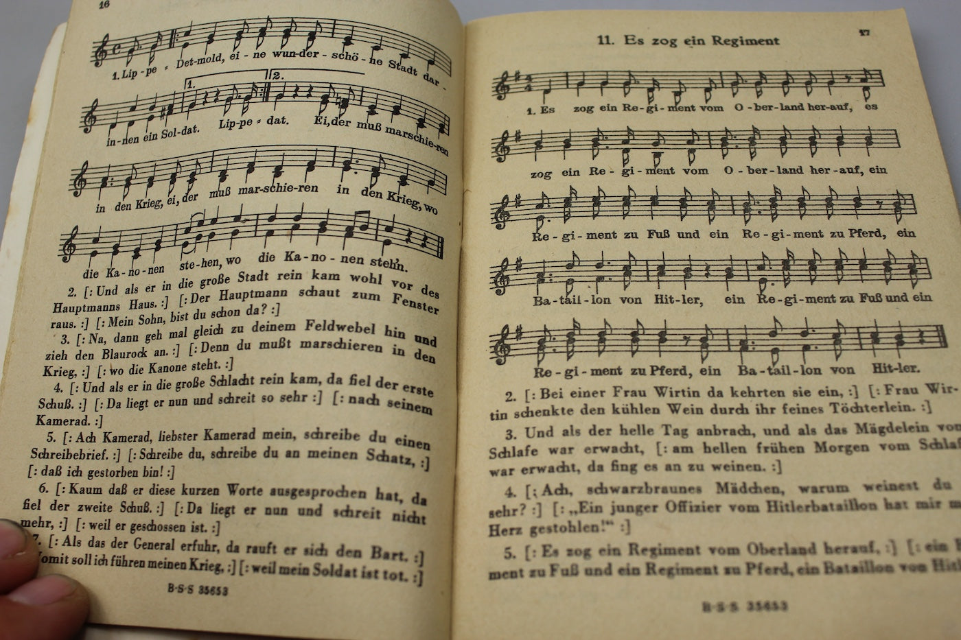 "Das zweite neue Soldaten Liederbuch" Volume 1