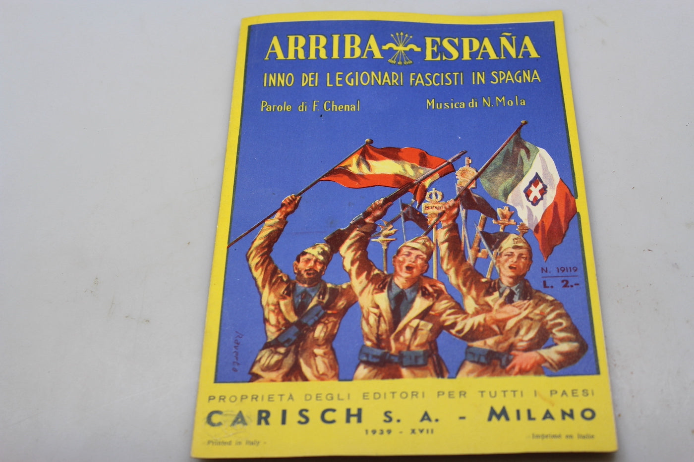 "Arriba Espana" - Inno dei Legionari Fascisti in Spagna