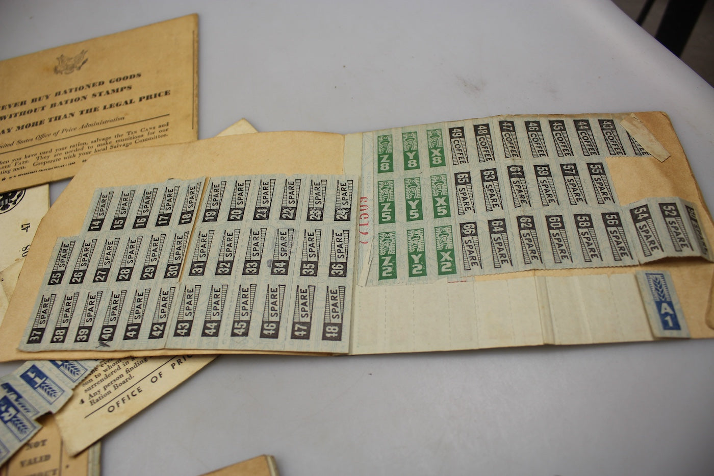 #6 War ration book US WW2 -