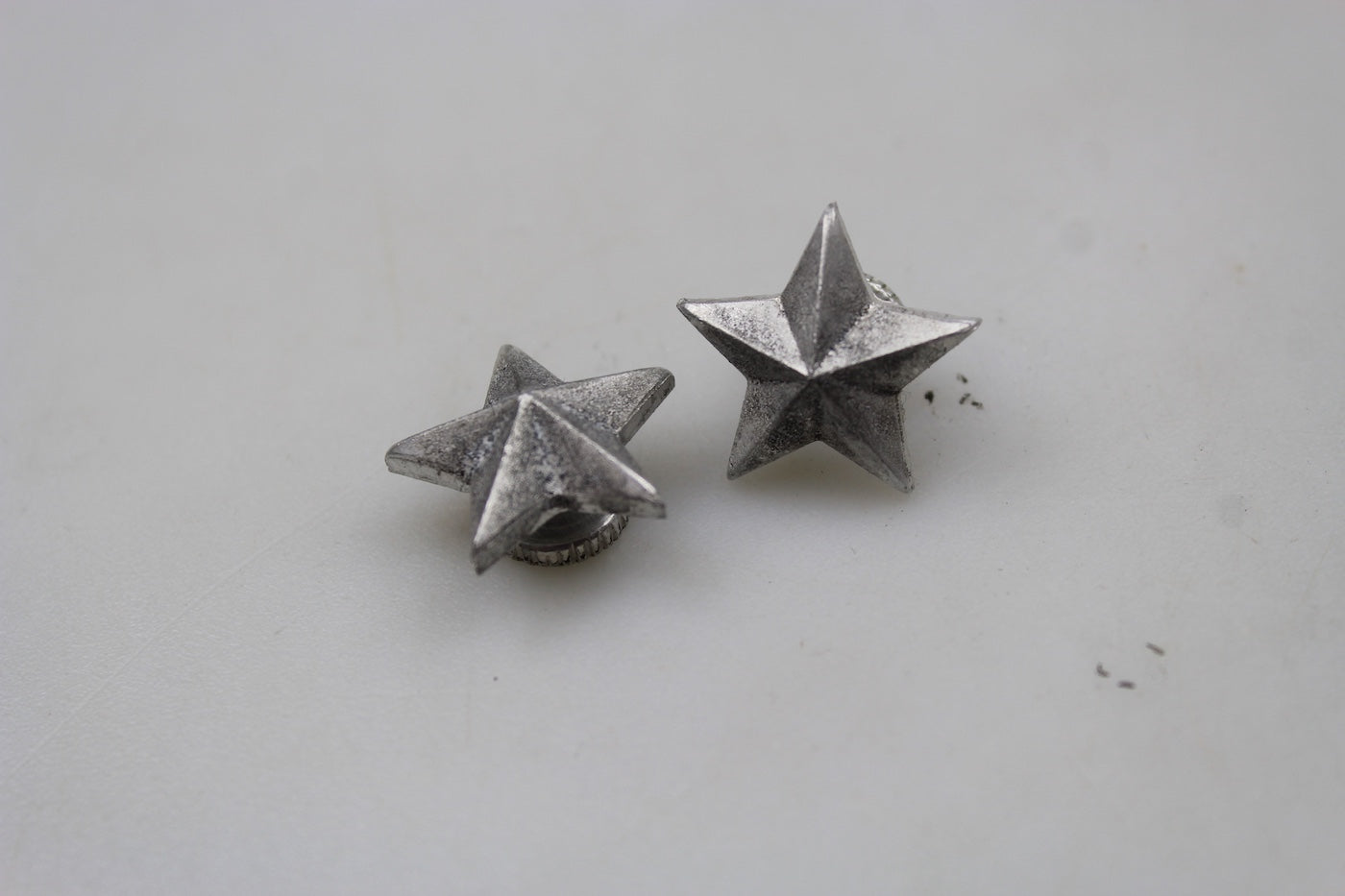 Coppia stellette bavero truppa REI anni 30/40