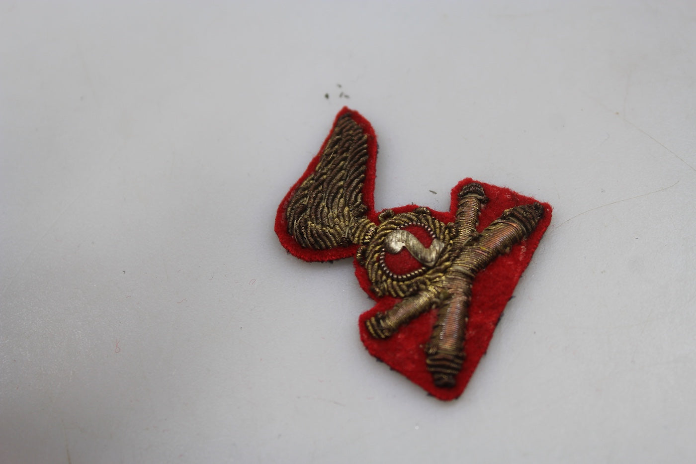 Fregio bustina Colonnello Comandante Artiglieria REI WW2