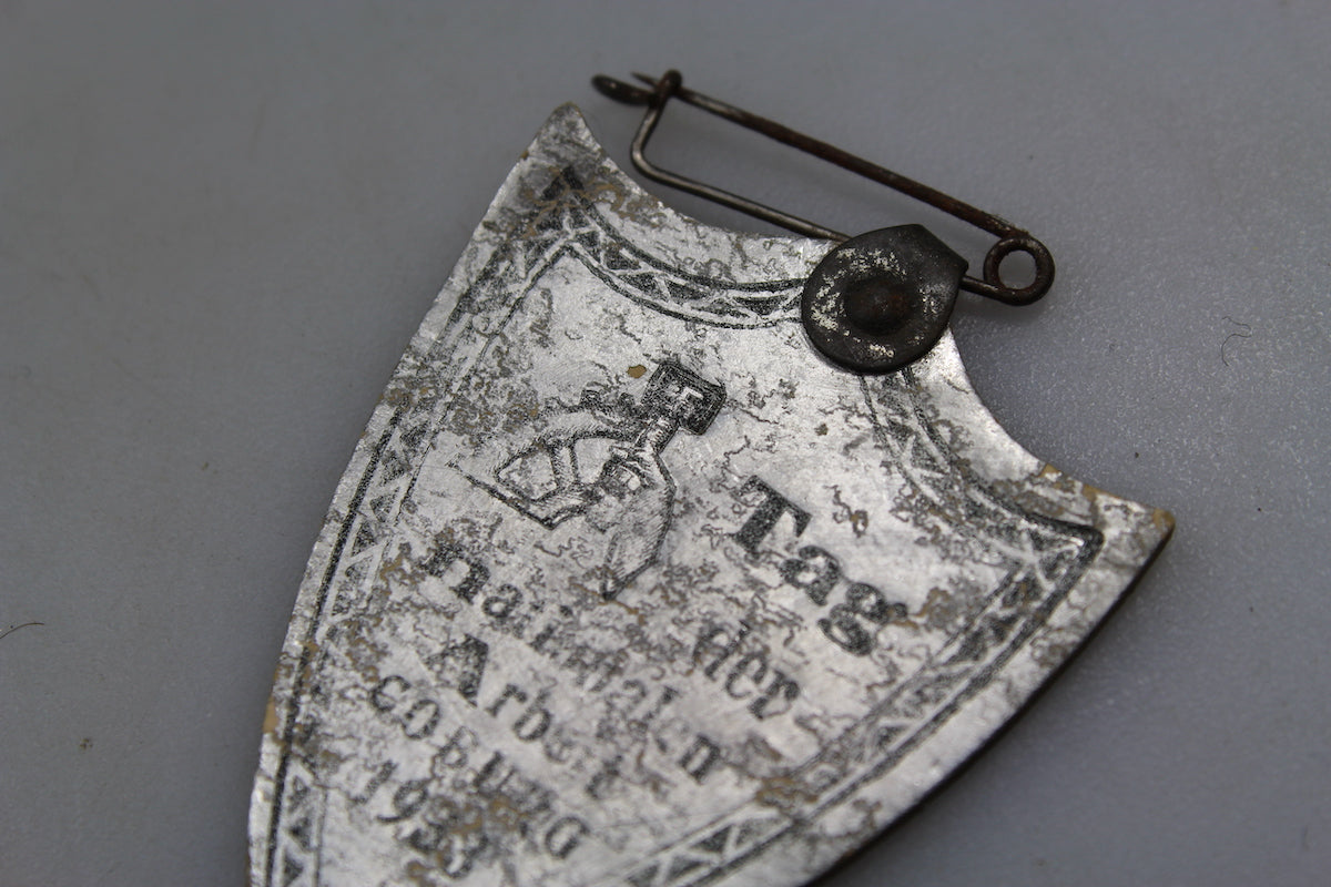 Badge Tag der Nationalen Arbeit Coburg - 1933