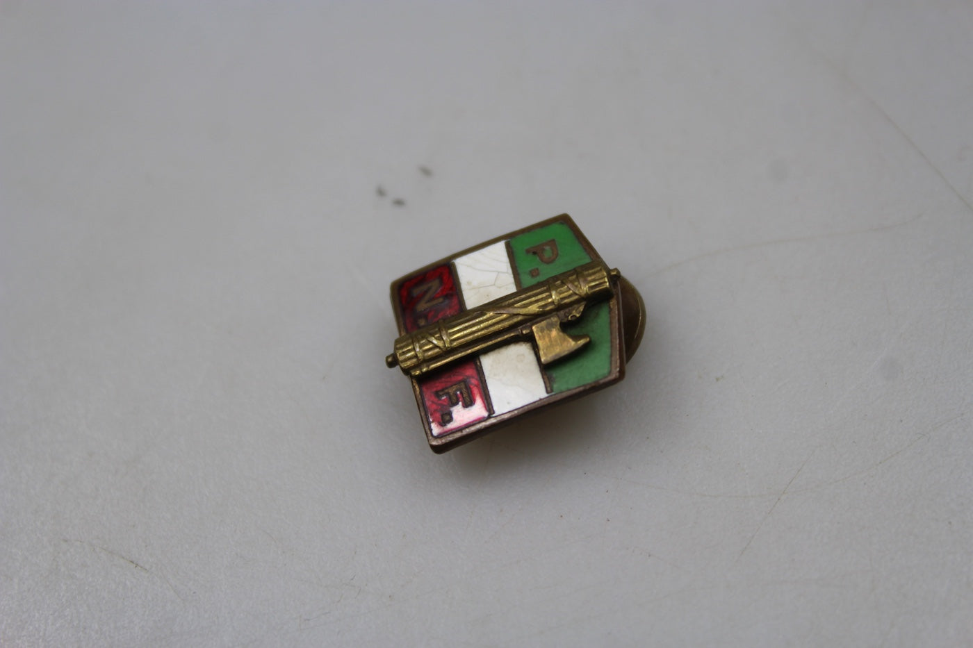 Pin smaltato da iscritto PNF