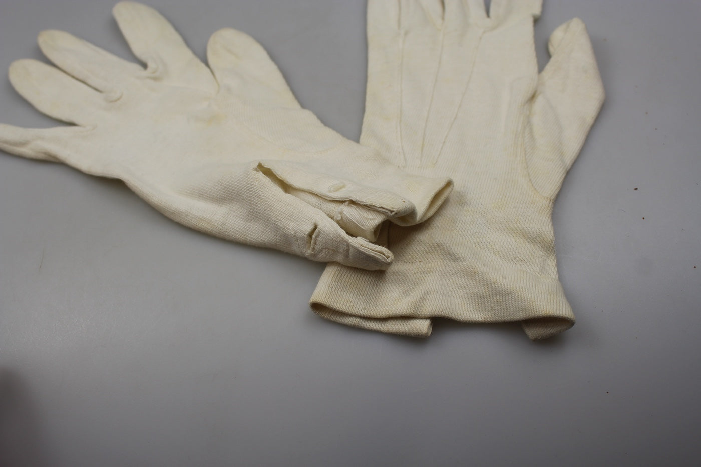 Guanti bianchi da cerimonia Ufficiali REI anni 30', foto 4