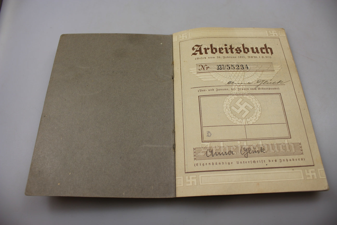 Arbeitsbuch III° Reich periodo bellico, foto 2