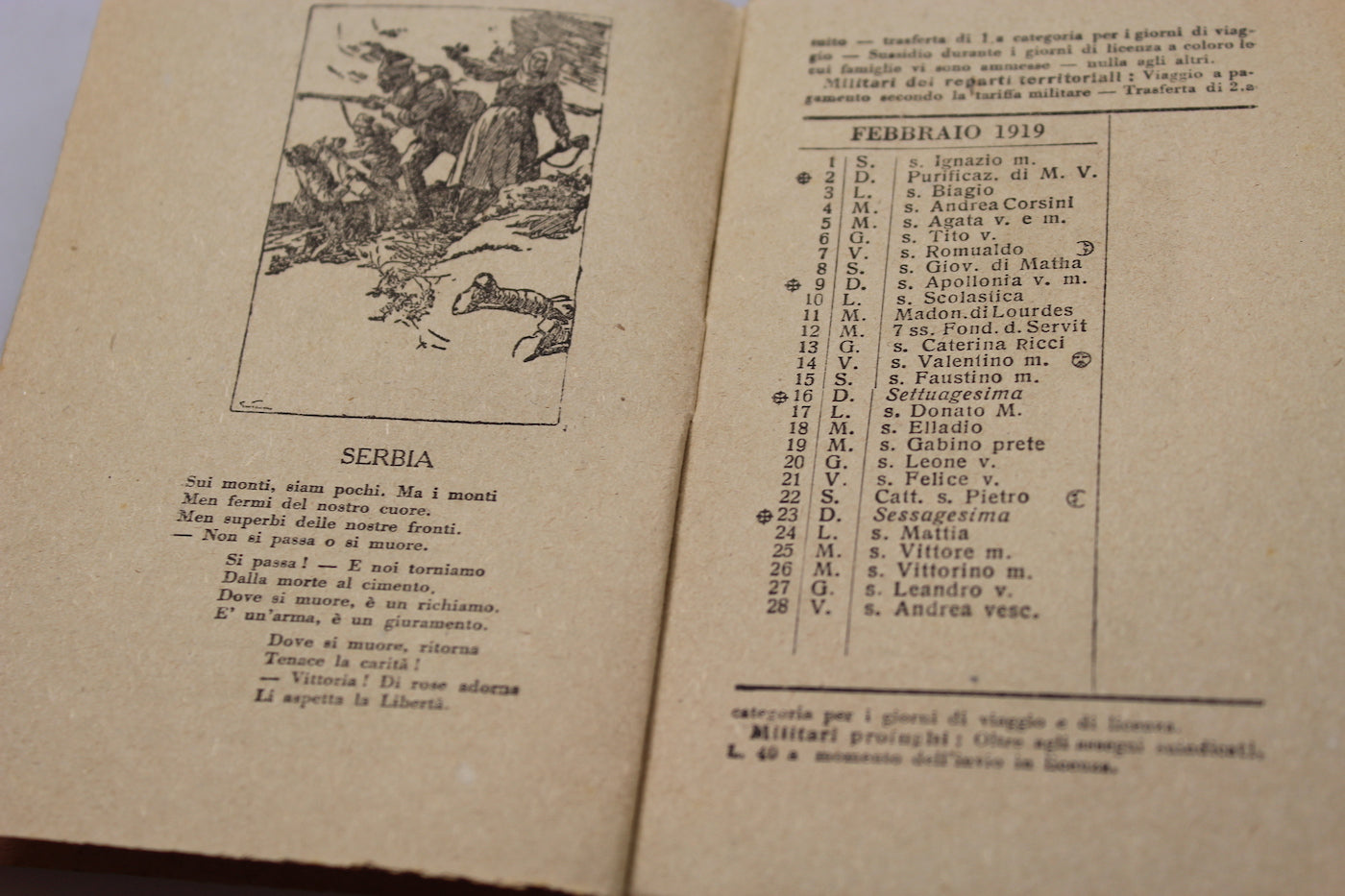 Agenda YMCA 1919