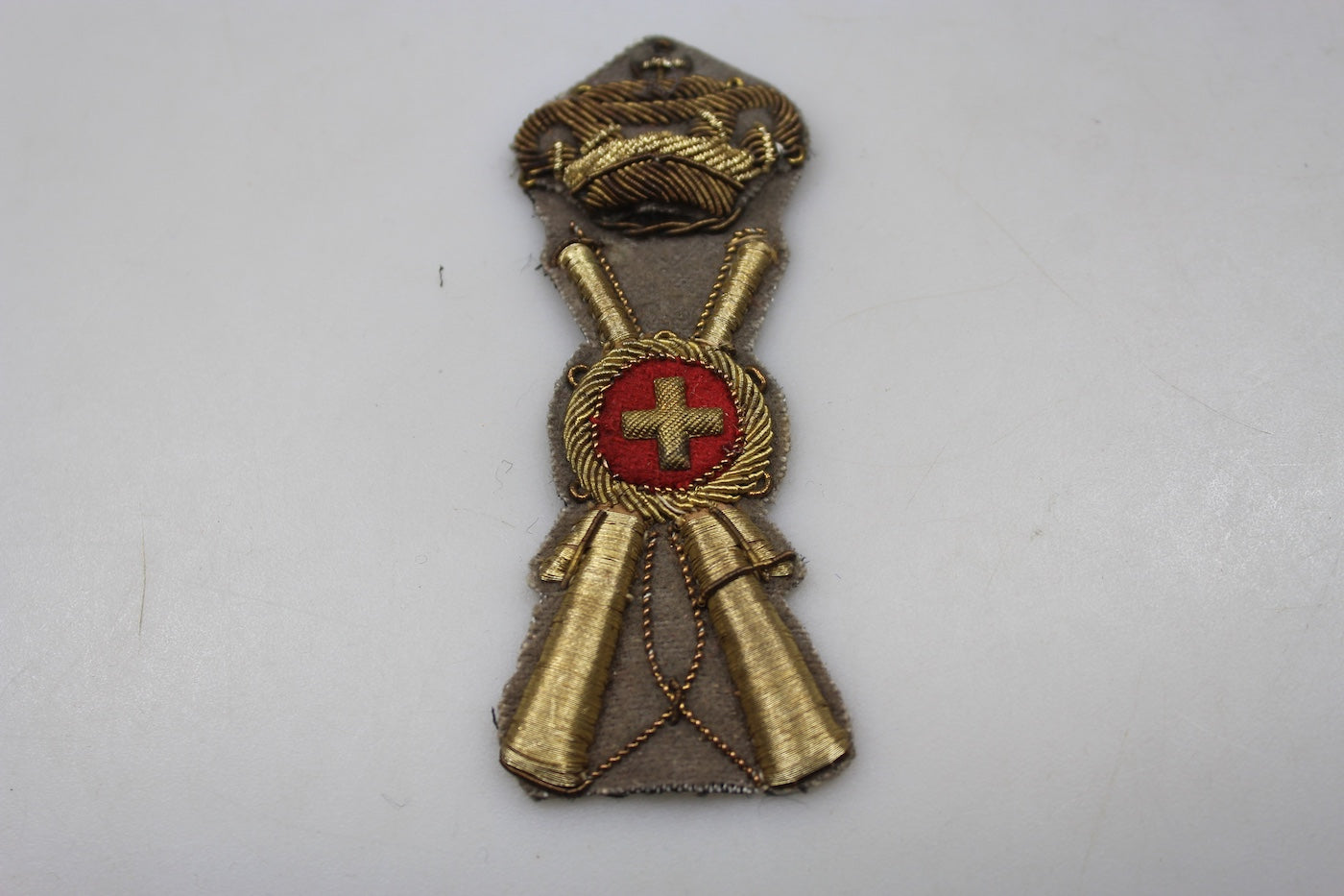 Fregio coloniale berretto M.34 Ufficiale REI anni 30/40