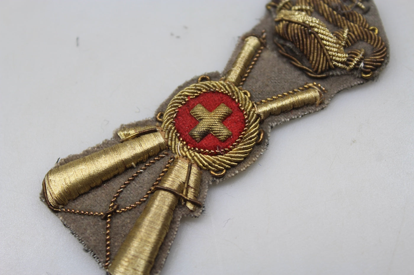 Fregio coloniale berretto M.34 Ufficiale REI anni 30/40
