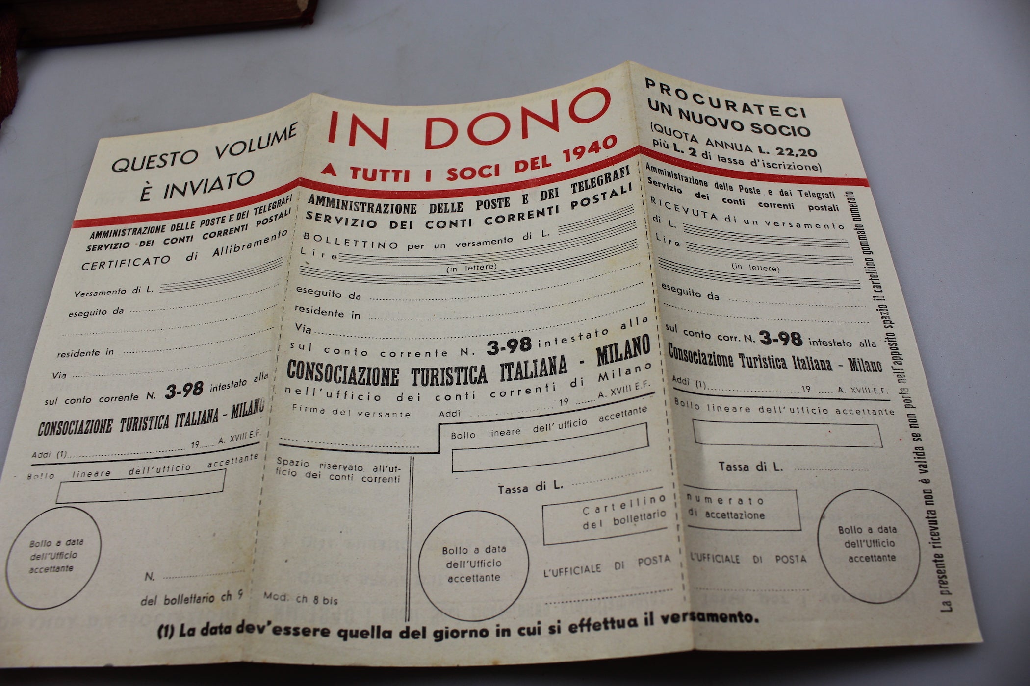 "Italia Meridionale - Insulare - Libia" Guida breve - CTI - 1940