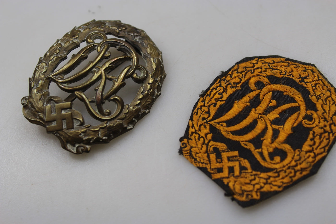 Distintivo DRL Terza Classe “bronzo” + versione ricamata, foto 2