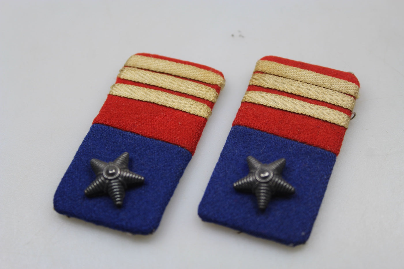 Coppia mostrine Mitraglieri Divisione Celere Motorizzata REI WW2