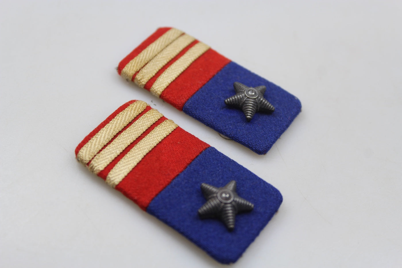 Coppia mostrine Mitraglieri Divisione Celere Motorizzata REI WW2