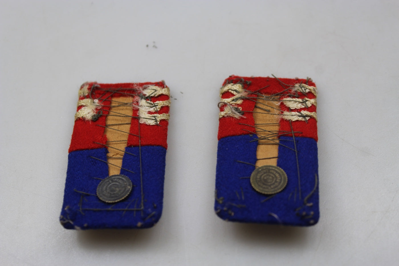 Coppia mostrine Mitraglieri Divisione Celere Motorizzata REI WW2, foto 3