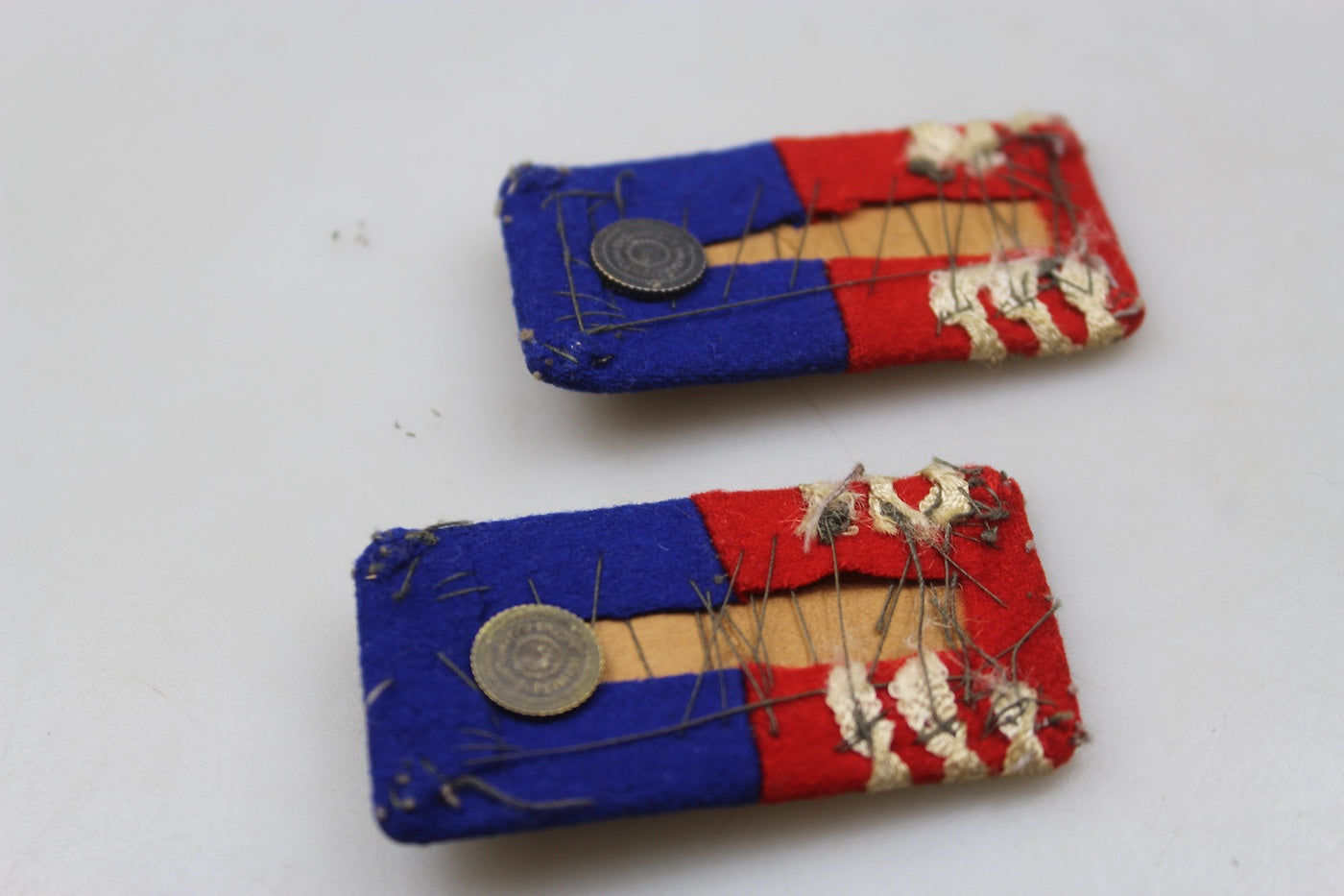 Coppia mostrine Mitraglieri Divisione Celere Motorizzata REI WW2, foto 4