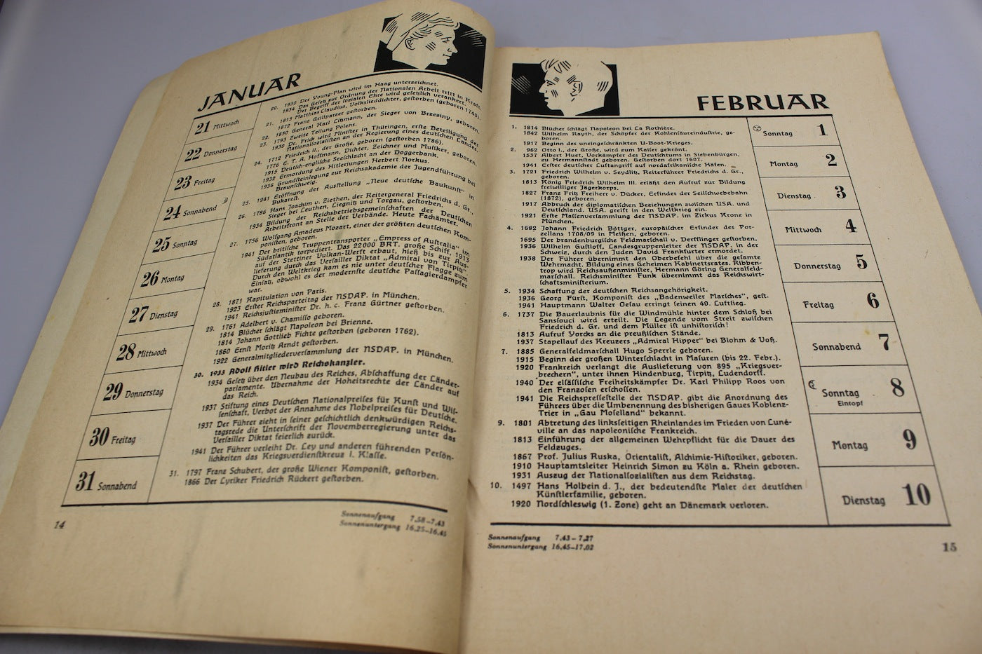 "Kalender der Deutschen Arbeiter - 1942"