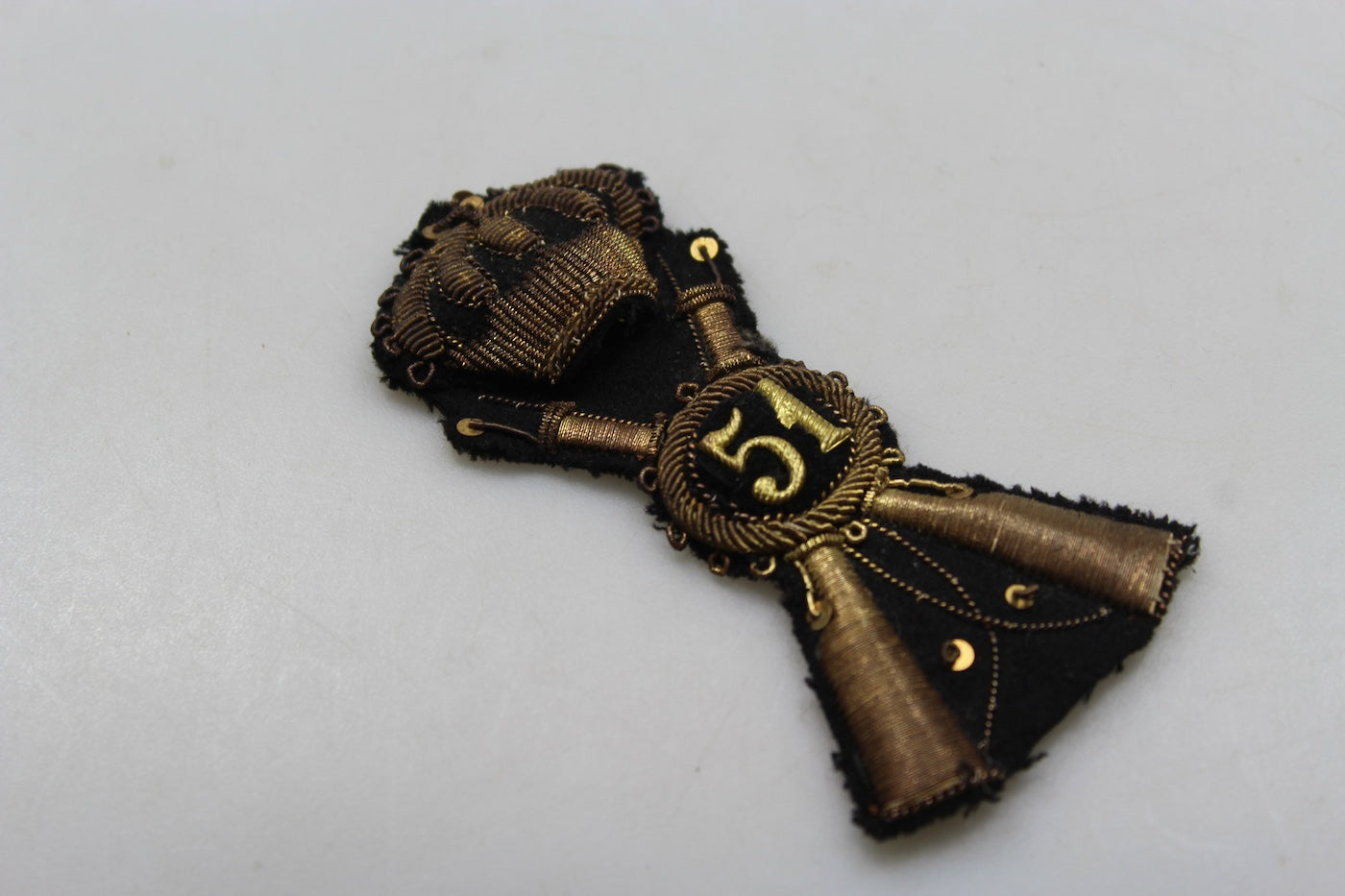 Fregio Ufficiale berretto M.34 nero