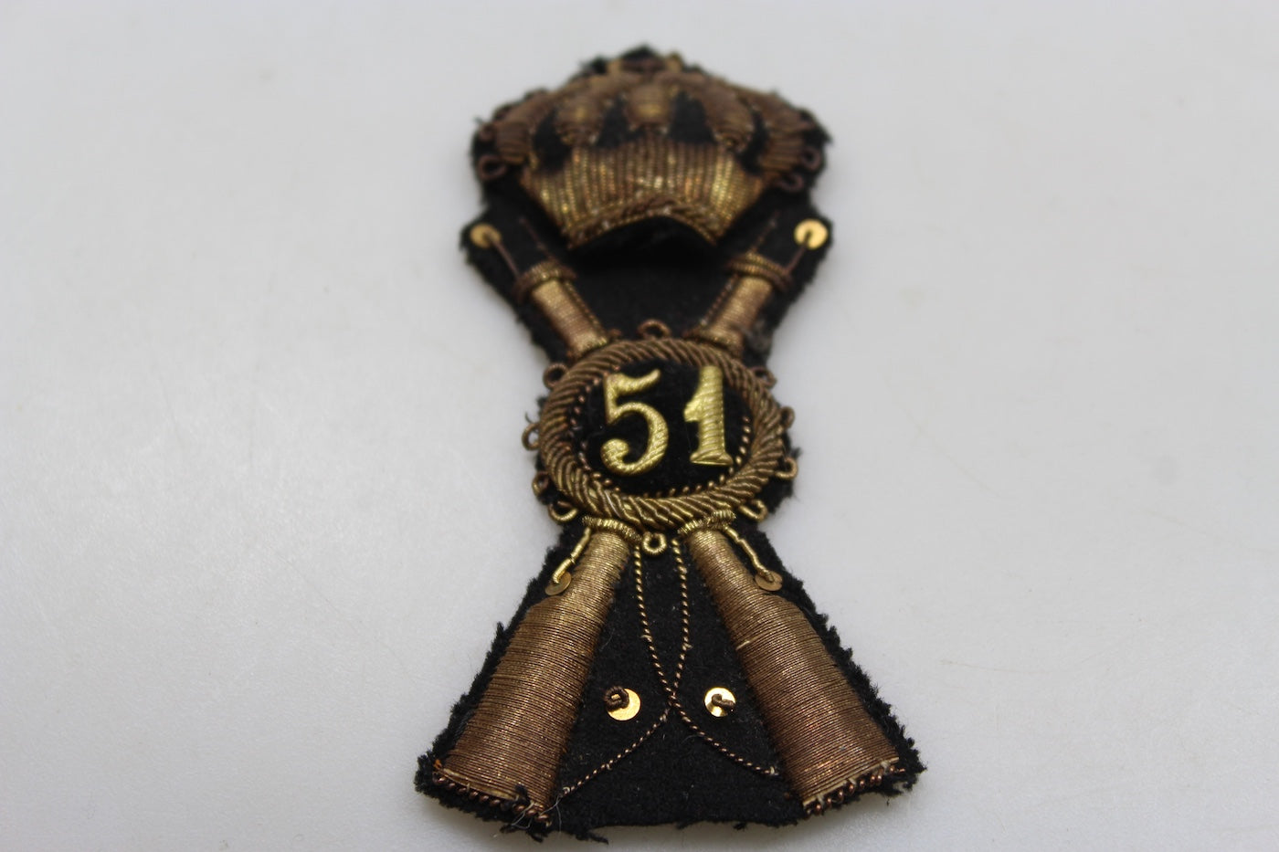 Fregio Ufficiale berretto M.34 nero