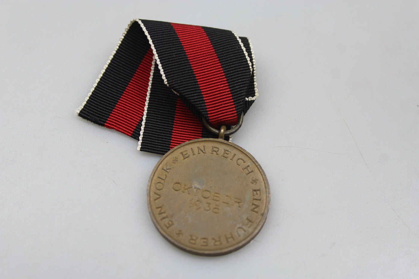 Medaglia 1° Ottobre 1938 - Annessione Sudeti, foto 3