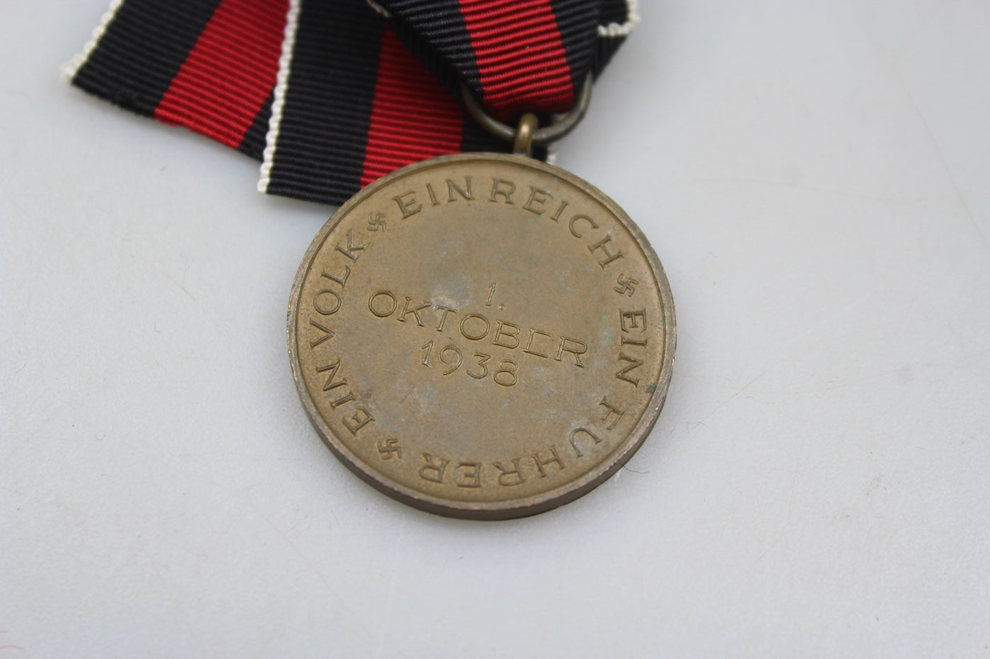 Medaglia 1° Ottobre 1938 - Annessione Sudeti, foto 4