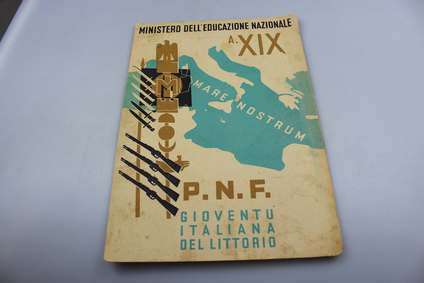 Pagella scolastica GIL anno XIX° E.F.