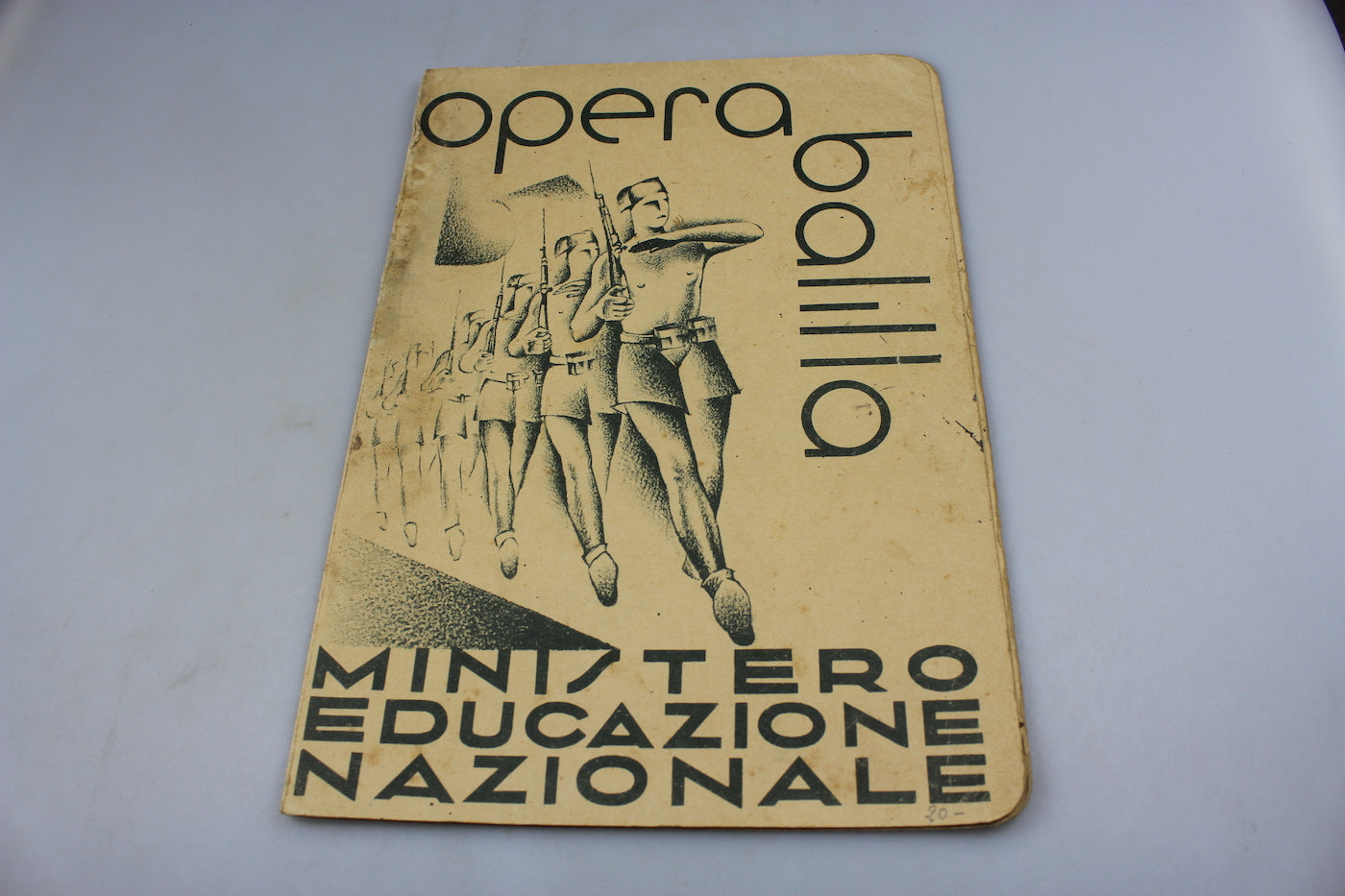 Pagella Obera Balilla anno XV° E.F