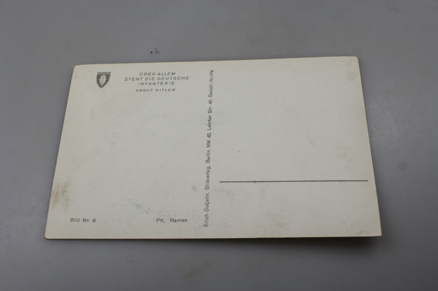 Cartolina postale Grenadier WH WW2